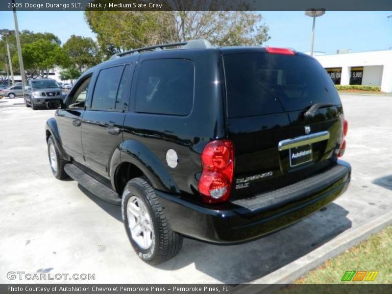 Black / Medium Slate Gray 2005 Dodge Durango SLT
