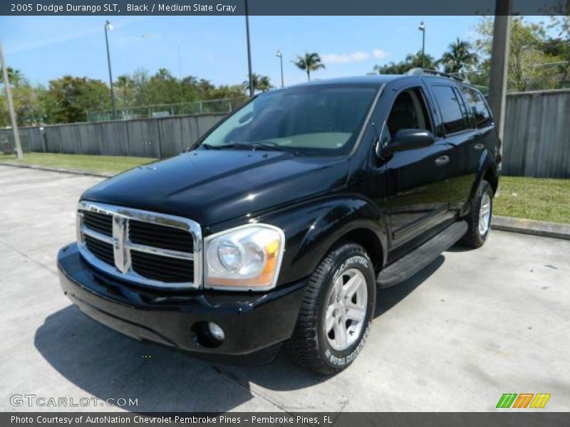 Black / Medium Slate Gray 2005 Dodge Durango SLT