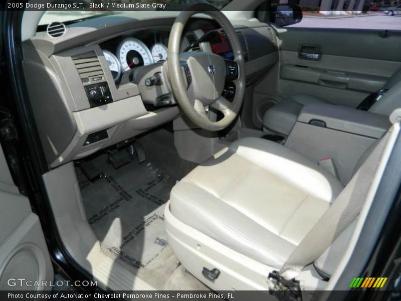 Black / Medium Slate Gray 2005 Dodge Durango SLT