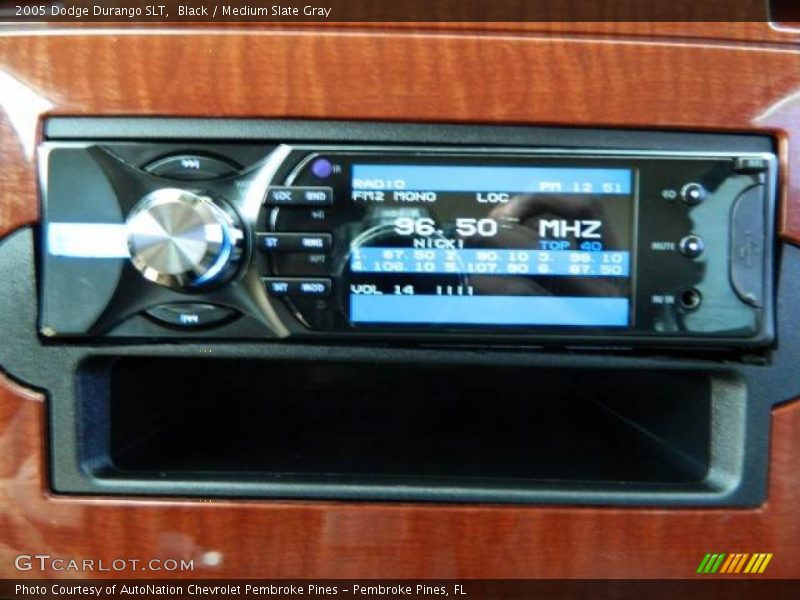 Black / Medium Slate Gray 2005 Dodge Durango SLT