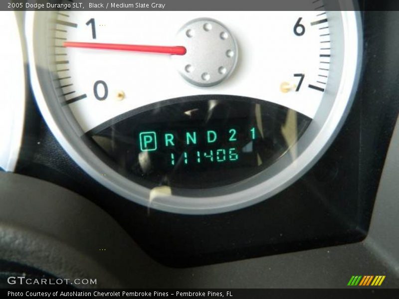 Black / Medium Slate Gray 2005 Dodge Durango SLT