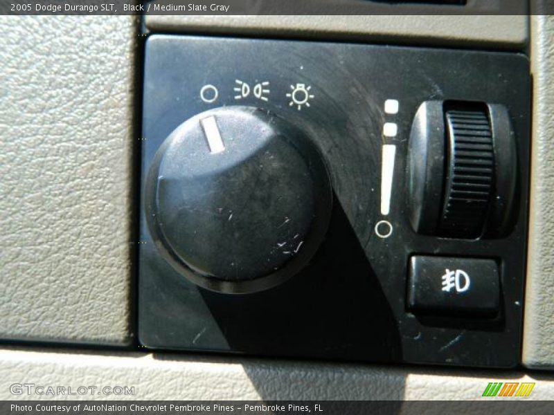 Black / Medium Slate Gray 2005 Dodge Durango SLT
