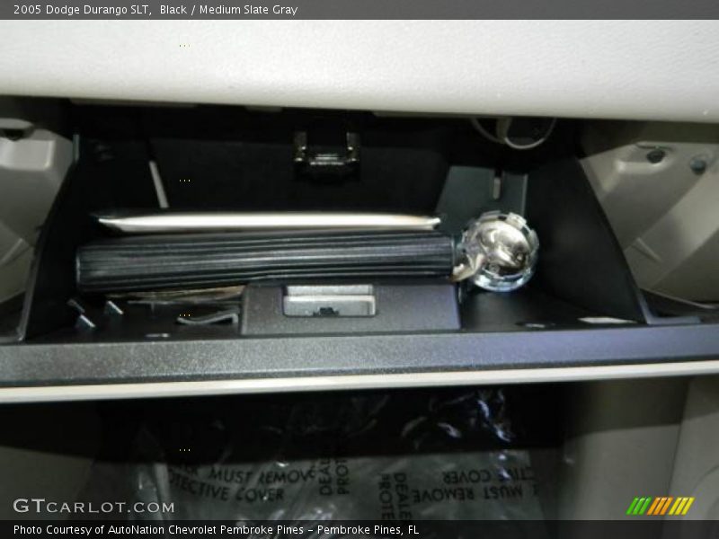 Black / Medium Slate Gray 2005 Dodge Durango SLT
