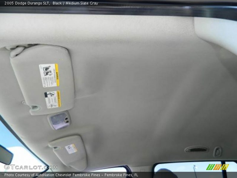 Black / Medium Slate Gray 2005 Dodge Durango SLT