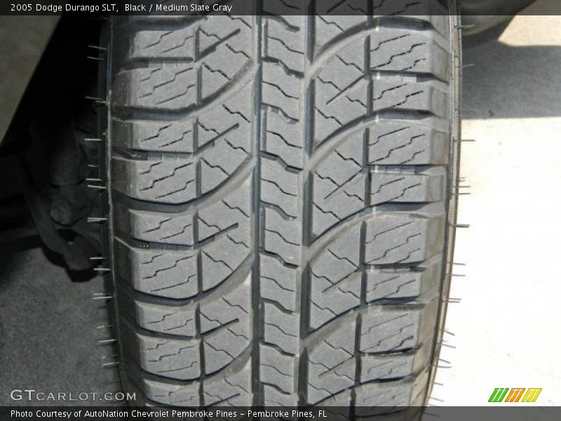 Black / Medium Slate Gray 2005 Dodge Durango SLT