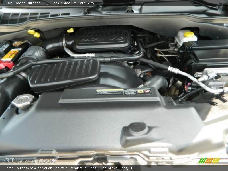 Black / Medium Slate Gray 2005 Dodge Durango SLT