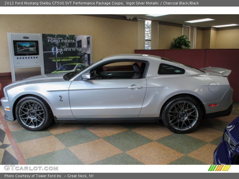  2012 Mustang Shelby GT500 SVT Performance Package Coupe Ingot Silver Metallic