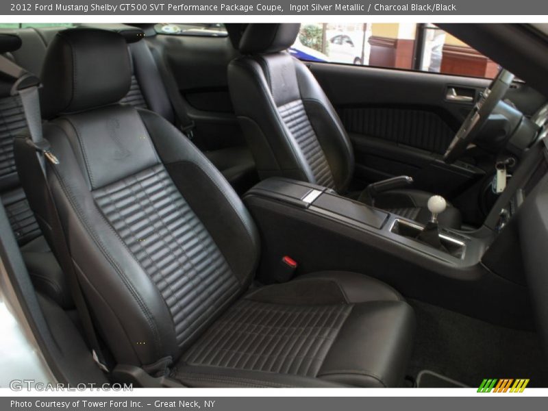 Ingot Silver Metallic / Charcoal Black/Black 2012 Ford Mustang Shelby GT500 SVT Performance Package Coupe
