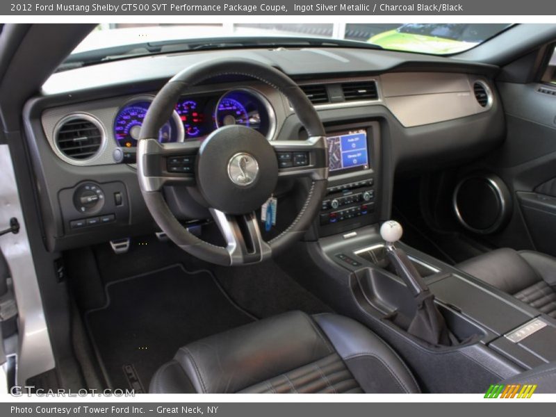 Charcoal Black/Black Interior - 2012 Mustang Shelby GT500 SVT Performance Package Coupe 