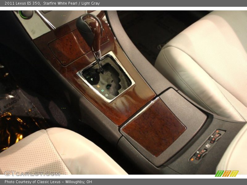 Starfire White Pearl / Light Gray 2011 Lexus ES 350