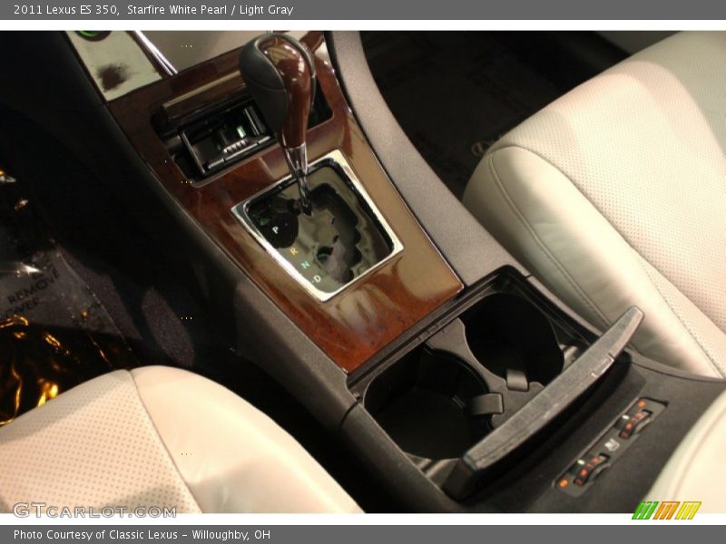 Starfire White Pearl / Light Gray 2011 Lexus ES 350