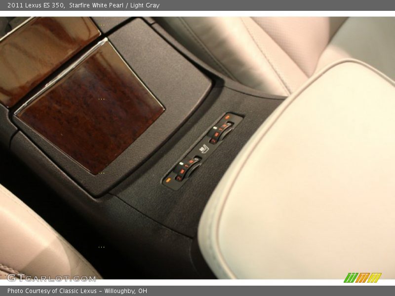Starfire White Pearl / Light Gray 2011 Lexus ES 350