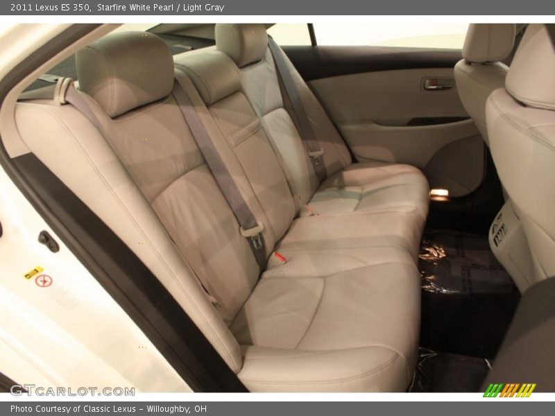 Starfire White Pearl / Light Gray 2011 Lexus ES 350