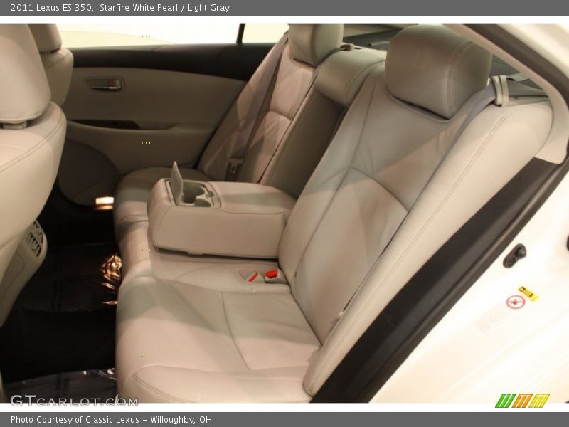 Starfire White Pearl / Light Gray 2011 Lexus ES 350