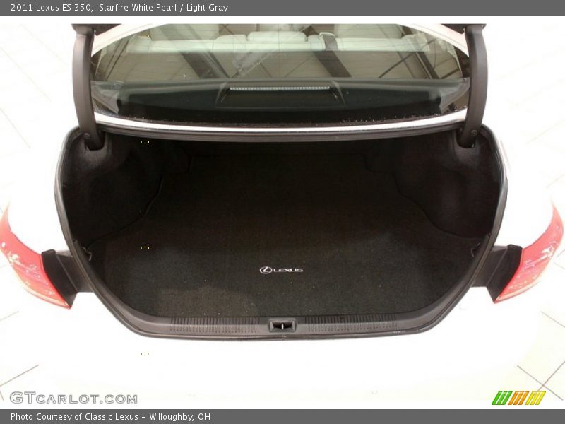 Starfire White Pearl / Light Gray 2011 Lexus ES 350