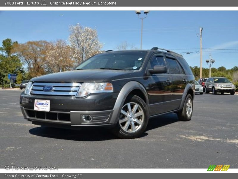 Graphite Metallic / Medium Light Stone 2008 Ford Taurus X SEL
