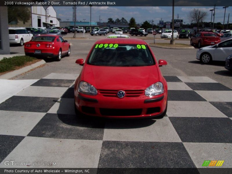 Tornado Red / Anthracite Black 2008 Volkswagen Rabbit 2 Door