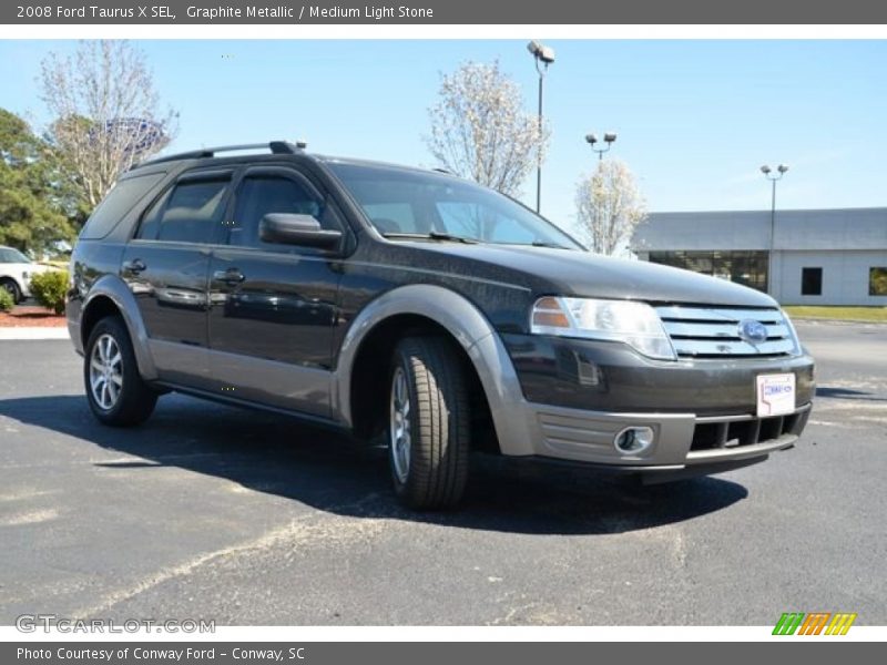 Graphite Metallic / Medium Light Stone 2008 Ford Taurus X SEL