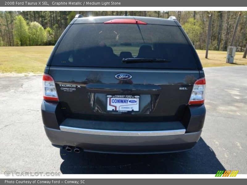 Graphite Metallic / Medium Light Stone 2008 Ford Taurus X SEL