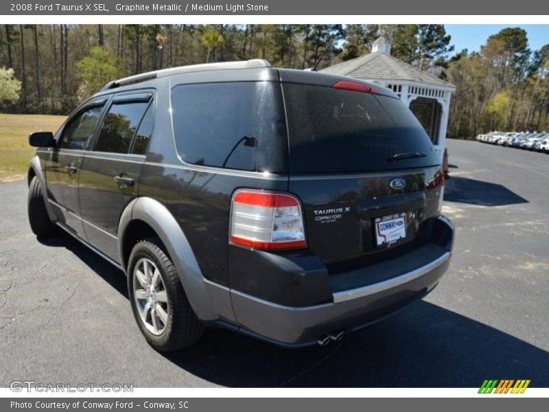 Graphite Metallic / Medium Light Stone 2008 Ford Taurus X SEL