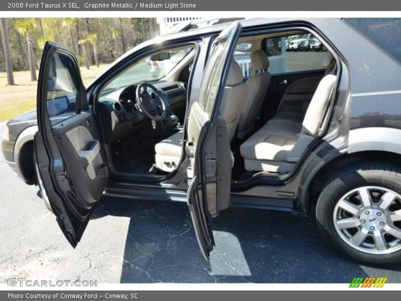 Graphite Metallic / Medium Light Stone 2008 Ford Taurus X SEL