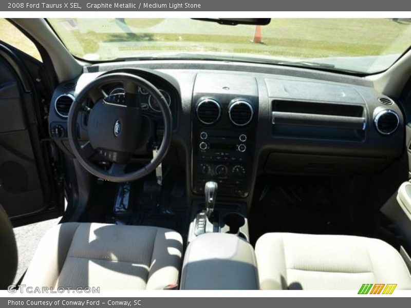 Graphite Metallic / Medium Light Stone 2008 Ford Taurus X SEL