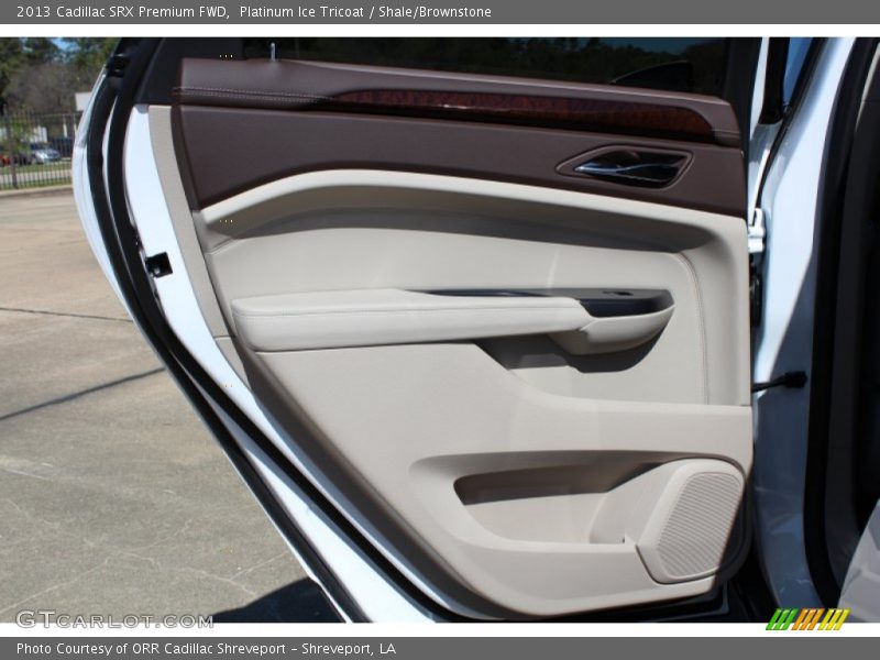 Platinum Ice Tricoat / Shale/Brownstone 2013 Cadillac SRX Premium FWD