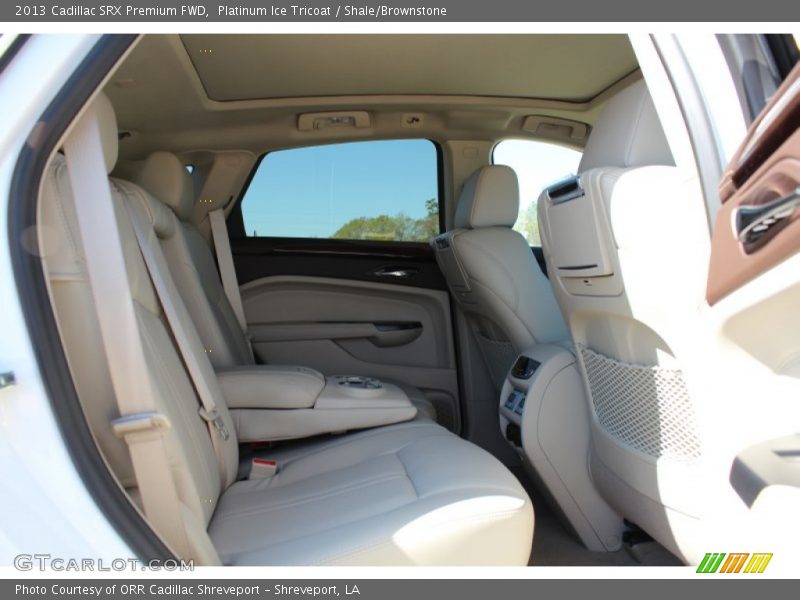 Platinum Ice Tricoat / Shale/Brownstone 2013 Cadillac SRX Premium FWD