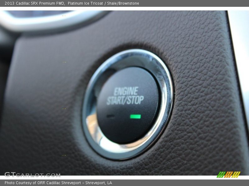 Platinum Ice Tricoat / Shale/Brownstone 2013 Cadillac SRX Premium FWD