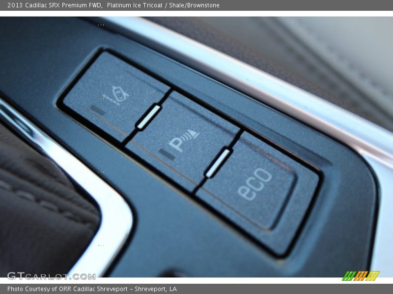 Platinum Ice Tricoat / Shale/Brownstone 2013 Cadillac SRX Premium FWD