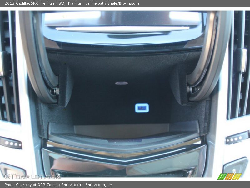 Platinum Ice Tricoat / Shale/Brownstone 2013 Cadillac SRX Premium FWD