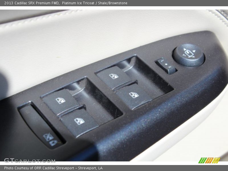 Platinum Ice Tricoat / Shale/Brownstone 2013 Cadillac SRX Premium FWD