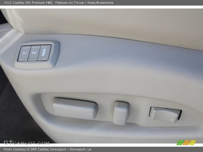 Platinum Ice Tricoat / Shale/Brownstone 2013 Cadillac SRX Premium FWD