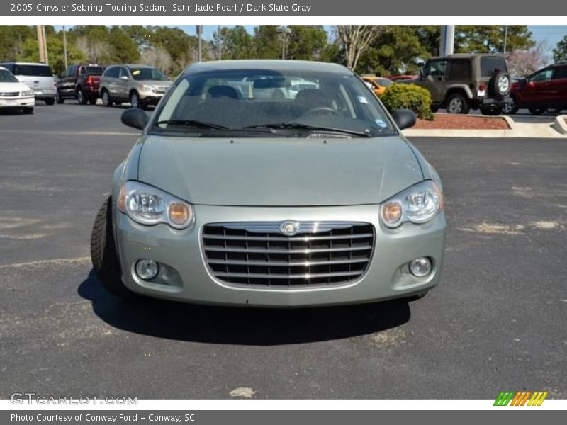 Satin Jade Pearl / Dark Slate Gray 2005 Chrysler Sebring Touring Sedan