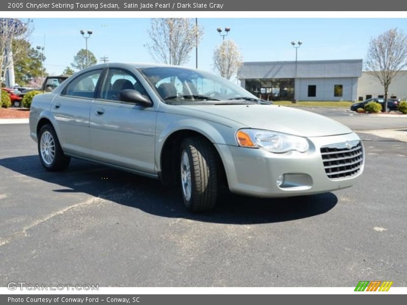 Satin Jade Pearl / Dark Slate Gray 2005 Chrysler Sebring Touring Sedan