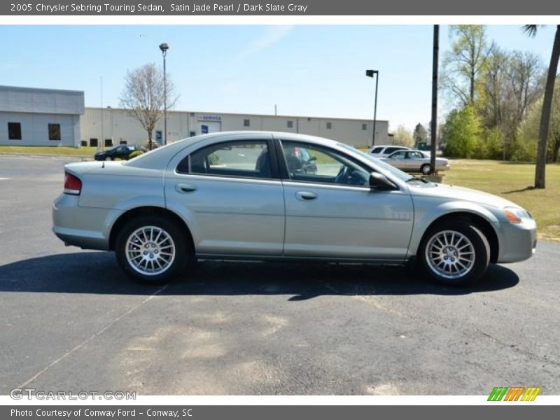 Satin Jade Pearl / Dark Slate Gray 2005 Chrysler Sebring Touring Sedan