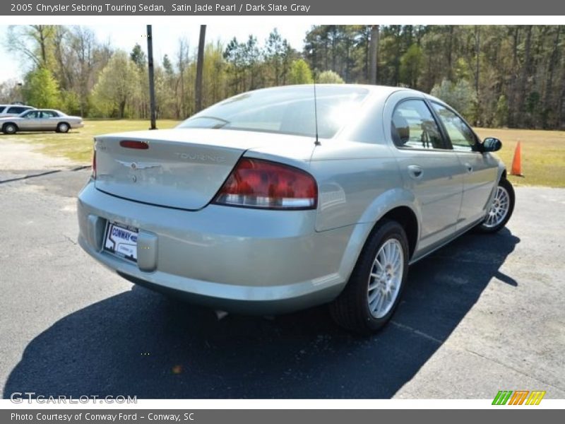 Satin Jade Pearl / Dark Slate Gray 2005 Chrysler Sebring Touring Sedan