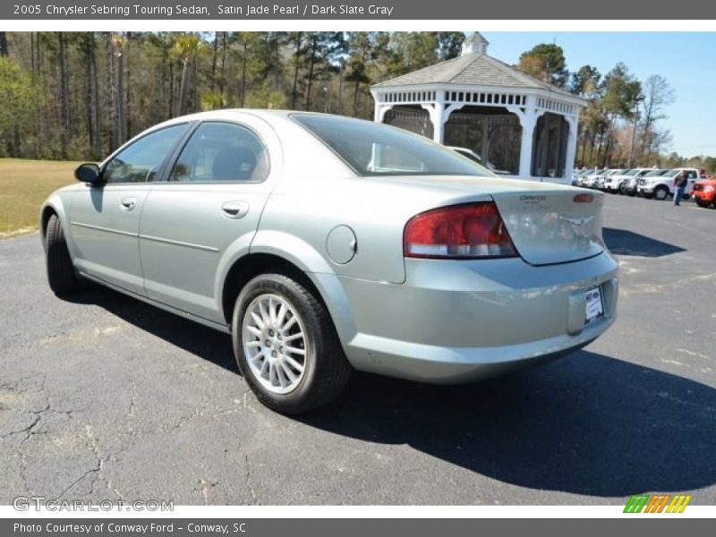 Satin Jade Pearl / Dark Slate Gray 2005 Chrysler Sebring Touring Sedan