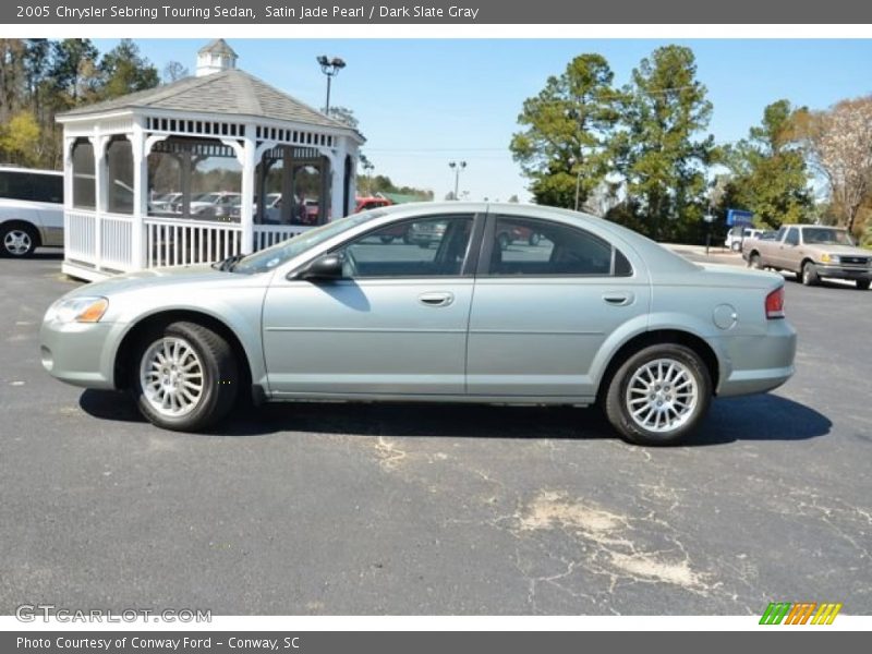 Satin Jade Pearl / Dark Slate Gray 2005 Chrysler Sebring Touring Sedan