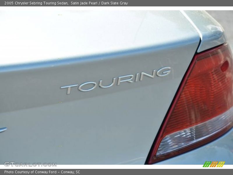 Satin Jade Pearl / Dark Slate Gray 2005 Chrysler Sebring Touring Sedan
