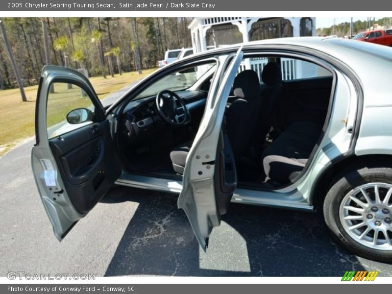 Satin Jade Pearl / Dark Slate Gray 2005 Chrysler Sebring Touring Sedan