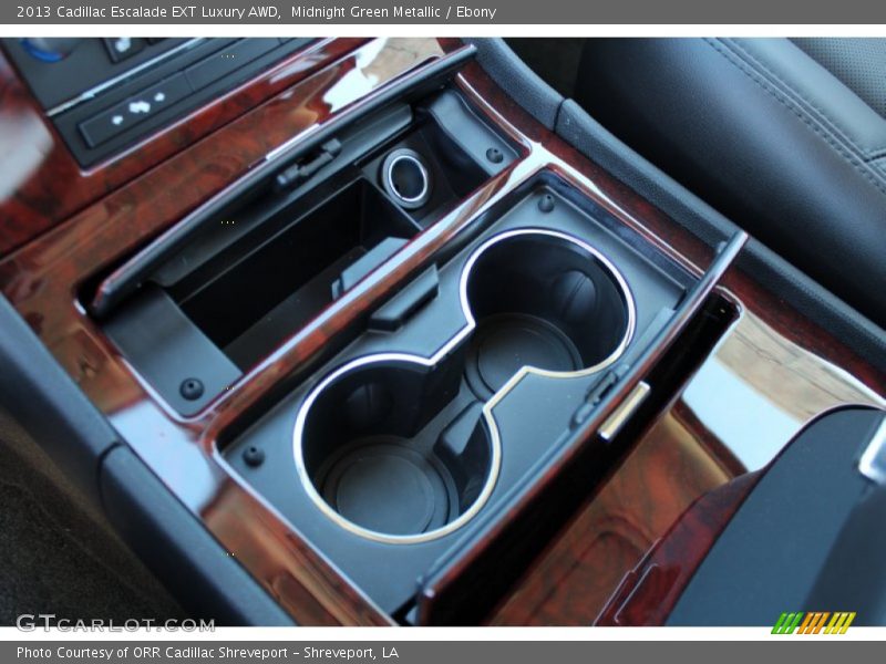 Midnight Green Metallic / Ebony 2013 Cadillac Escalade EXT Luxury AWD