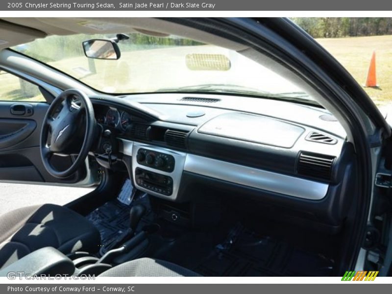 Satin Jade Pearl / Dark Slate Gray 2005 Chrysler Sebring Touring Sedan