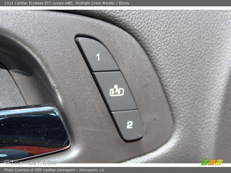 Midnight Green Metallic / Ebony 2013 Cadillac Escalade EXT Luxury AWD