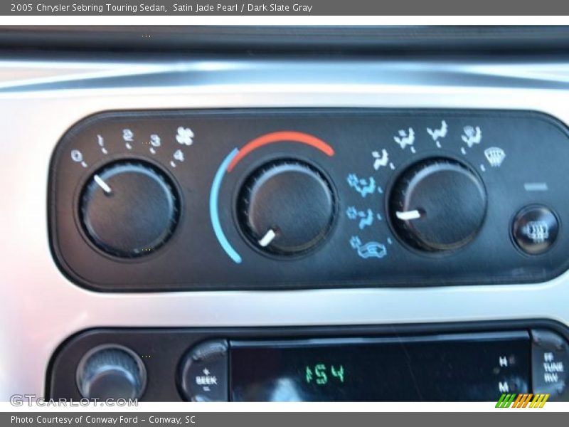 Satin Jade Pearl / Dark Slate Gray 2005 Chrysler Sebring Touring Sedan