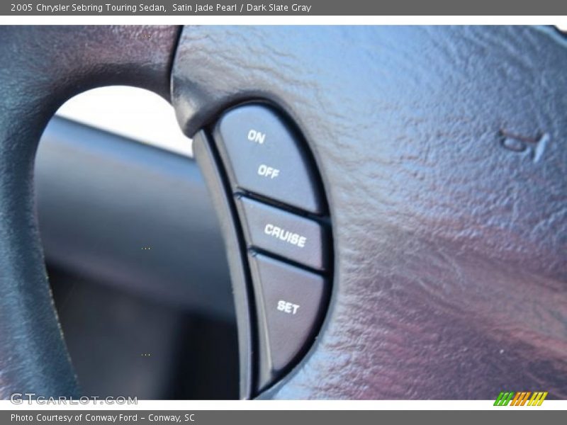 Satin Jade Pearl / Dark Slate Gray 2005 Chrysler Sebring Touring Sedan