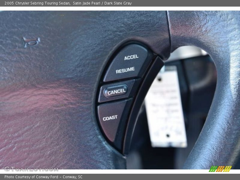 Satin Jade Pearl / Dark Slate Gray 2005 Chrysler Sebring Touring Sedan