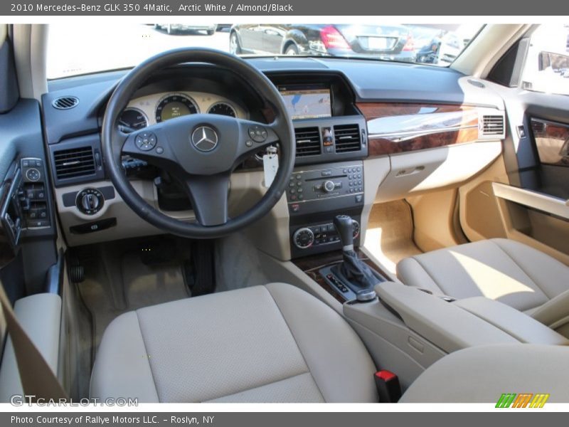 Arctic White / Almond/Black 2010 Mercedes-Benz GLK 350 4Matic