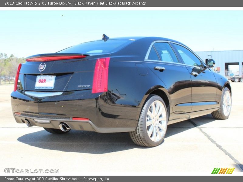 Black Raven / Jet Black/Jet Black Accents 2013 Cadillac ATS 2.0L Turbo Luxury