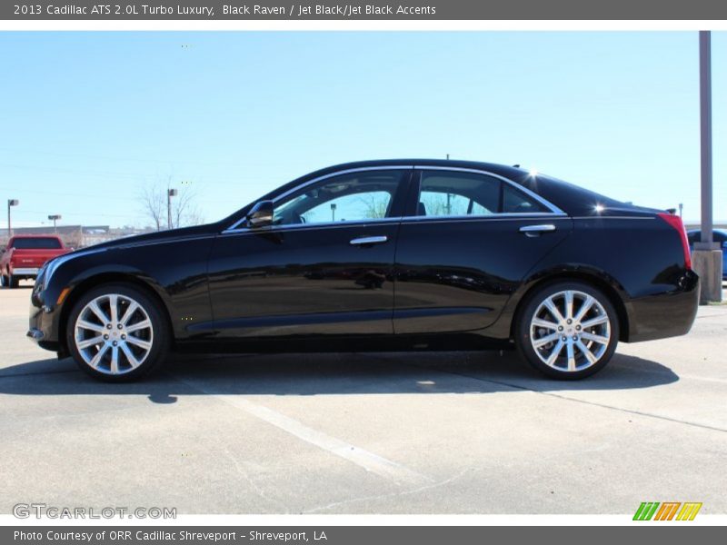 Black Raven / Jet Black/Jet Black Accents 2013 Cadillac ATS 2.0L Turbo Luxury